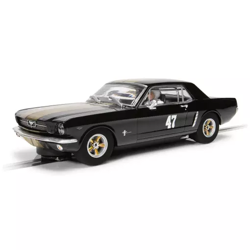 Voiture Ford Mustang - SCALEXTRIC C4405 - I 1/32 - Analogique - Noire et Or