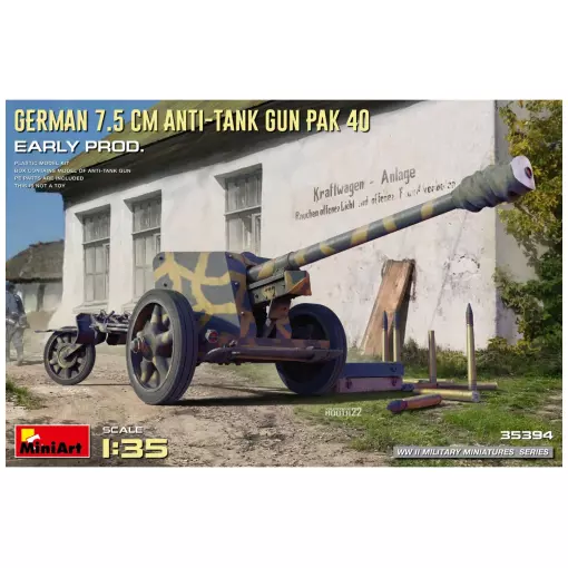 7,5cm anti-tank gun PAK 40 - Carson 550035394 - 1/35