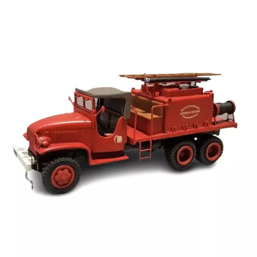 Camion de Pompier GMC "CHARENTE MARITIME" - REE MODÈLES CB-084 - HO 1/87