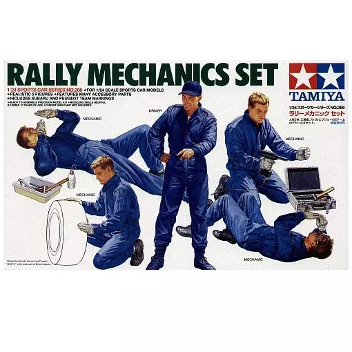 Motorsport Racing Mechanic figuur-set - Tamiya 24266 - Schaal 1/24