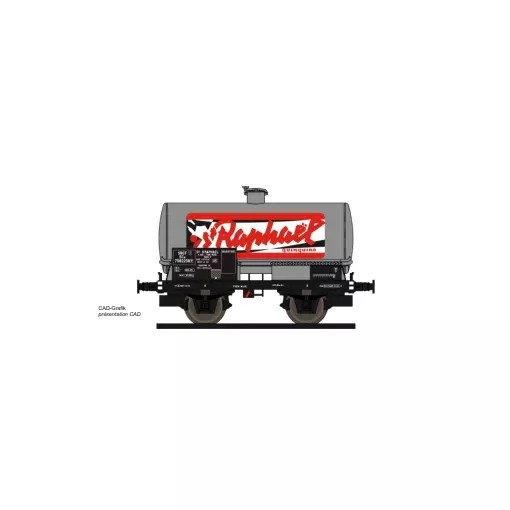 WAGON CITERNE "ST RAPHAEL" - MAKETTE 4533 - HO 1/87 - SNCF - SNCF - EP III - 2R