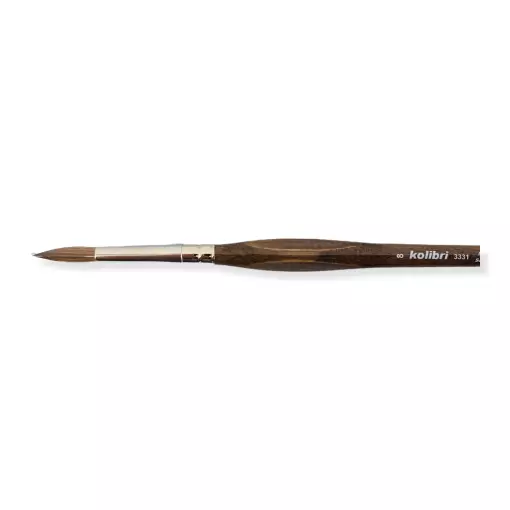 Kolinsky sable brush - Lacquered handle N°08 - KOLIBRI 3331/08