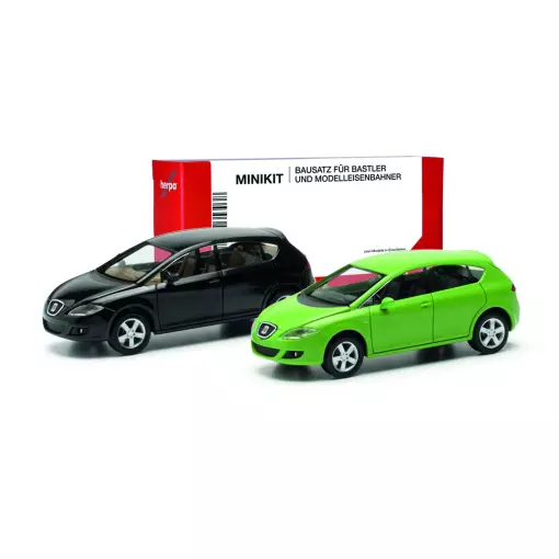 Lote de 2 MiniKit Seat Leon - Herpa 013970 - HO 1/87