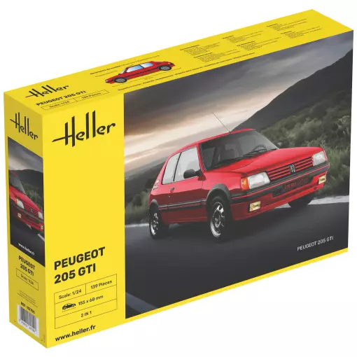 Peugeot 205 GTI - Heller 82705 - 1/24