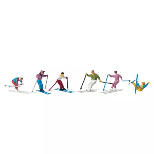 Downhill skiers