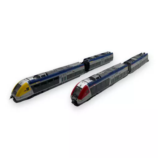 Rame automotrice AGC B81777/B81778 - Ls Models 10088 - HO 1/87 - SNCF - Ep V/VI - 2R