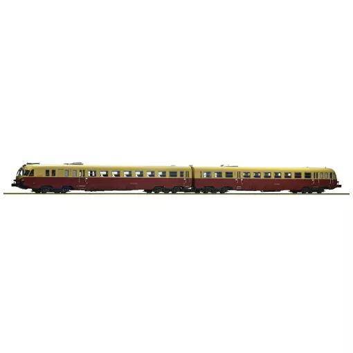 Autorail diesel Aln 460/448 DC - rouge & crème - Roco 73176 - HO 1/87 - FS