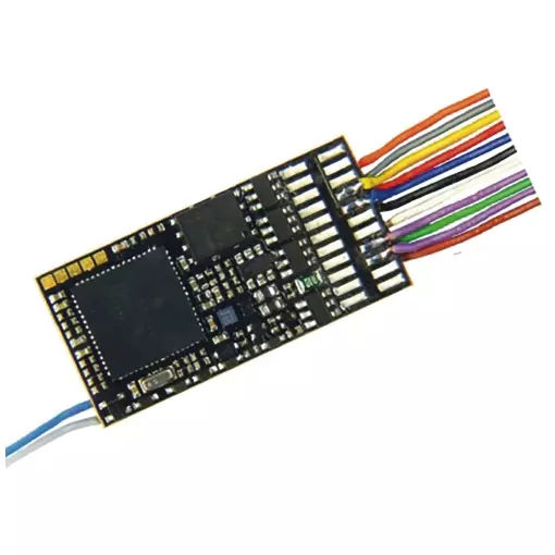 Descodificador de sonido Zimo de 8 pines (NEM 652), multiprotocolo, compatible con NMRA