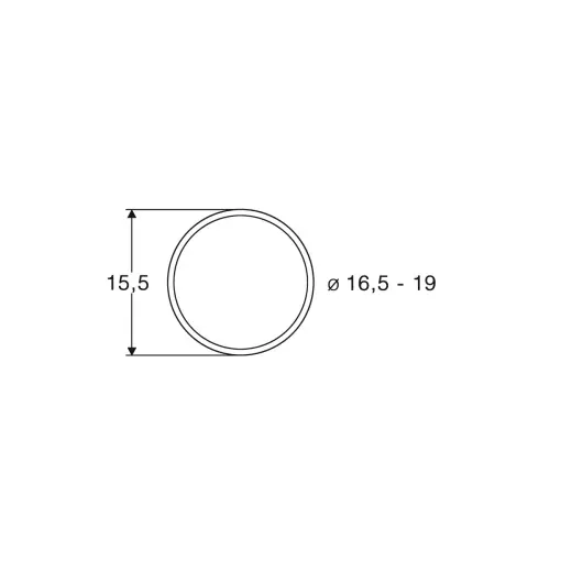 Sachet de 10 bandages d'adhérence - 16,5 à 19 mm de diamètre - Roco 40072 - HO