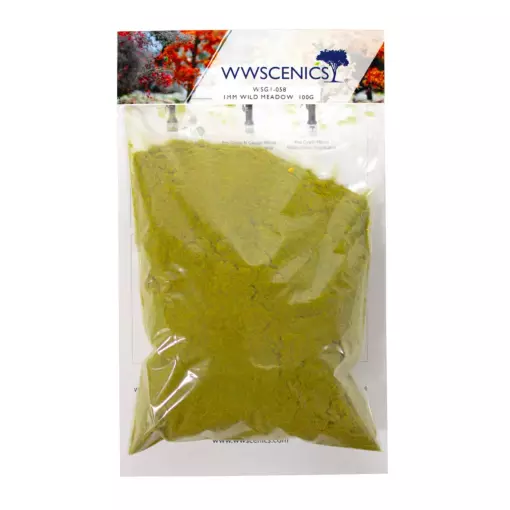 Herbe statique 1 mm Prairie sauvage 100 g - WWScenics WSG1058