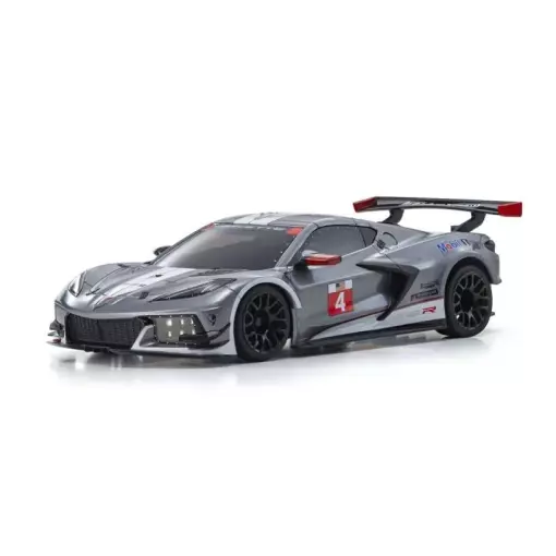 Mini-Z MR04 RWD - Corvette C8-R Gun - Metal/White - KIOSHO K.32356GMW - 1/28