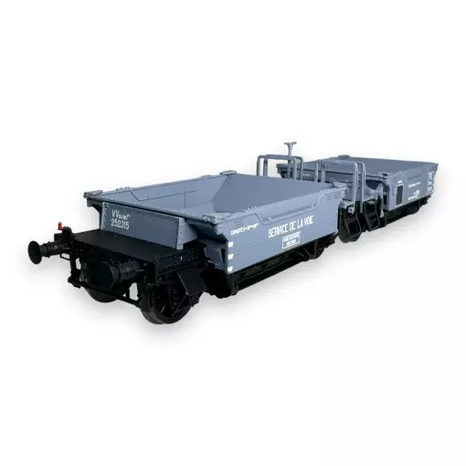 Wagon couplage ballast - R37 43102 - HO 1/87 - PO - EP II