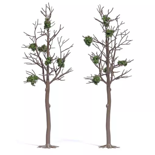 Tote Bäume mit Mistelkugeln - BUSCH 6795 - HO: 1/87