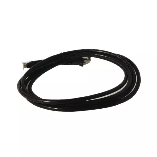 Cable CAN Bus Negro - 2 Metros - Roco 10753 - Universal