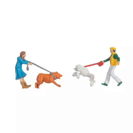Rencontre avec un chien - Noch 16602 - 1/87 HO