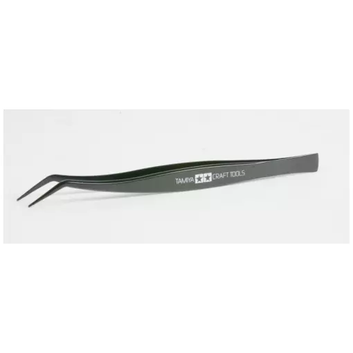 Curved-nose tweezers - Tamiya 74003