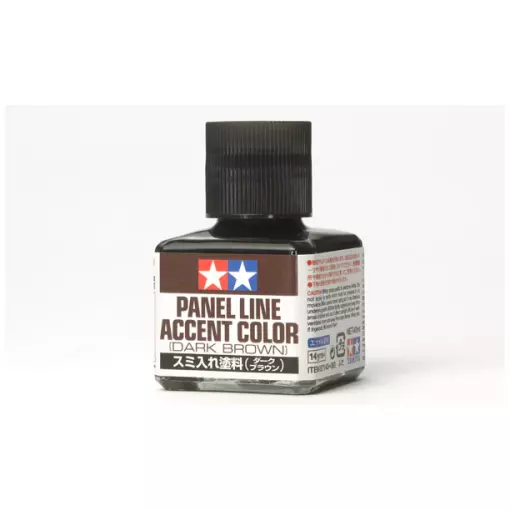 Jus Enamel Brun Foncé - Tamiya 87140 - 40ml 