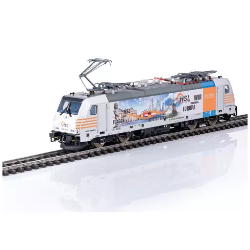 Locomotive électrique série 186 - TRIX T25803 - privée - HO 1/87 - Ep. VI - Digital sound - 2R