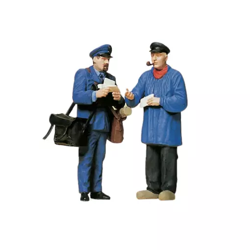 2 figuras "Mail Delivery" PREISER 45093 - II G 1/22.5