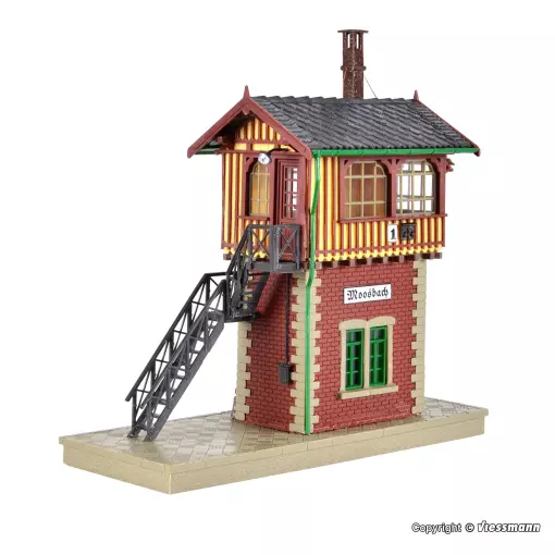 Moosbach signal box 130x53x125mm VOLLMER 45731 - HO 1/87