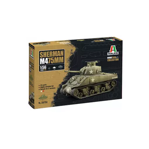 M4 Sherman - Italeri 25751 - 1/56