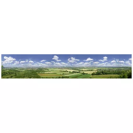 Faller Saar Valley backdrop 150518 2700 x 500 mm - HO 1/87 - N 1/160