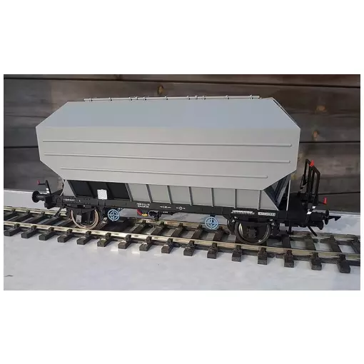 Wagon céréalier B. Richard peint sans décoration - Rail 43 433019 - O 1/43 - SNCF - Ep III - 2R