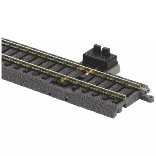  G231 geballasteerd A-spoor rechte rail voor PU6 voeding - 231mm PIKO 55406 - HO 1/87