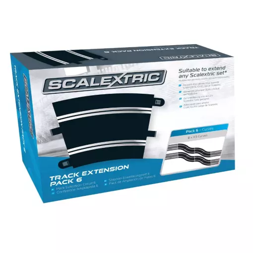 Pacchetto piste 6 - Scalextric - C8555 - Scala 1/32