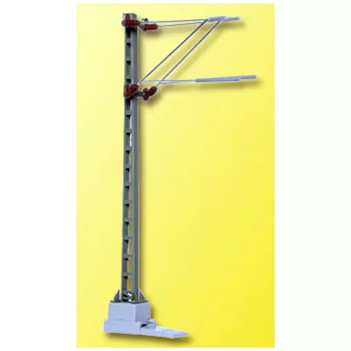 Mast with double bracket