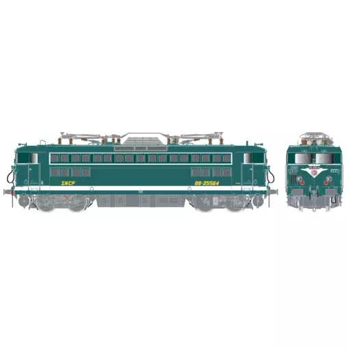 Elektrische Lokomotive BB 25564 - R37 HO 41087 - HO 1/87 - SNCF - EP IV - Analog