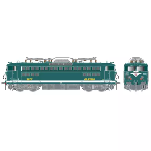 BB 25564 Electric Locomotive - R37 HO 41087 - HO 1/87 - SNCF - EP IV - Analogue