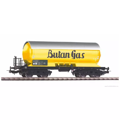Vagón cisterna "Butan Gasa", amarillo Piko 58988 - HO: 1/87 - FS - EP III