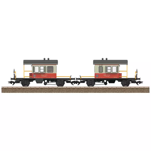 Coffret de wagons Sputnik Swiss Express - Trix T24650 - SBB/CFF/FFS - HO 1/87 - EP. IV - 2R