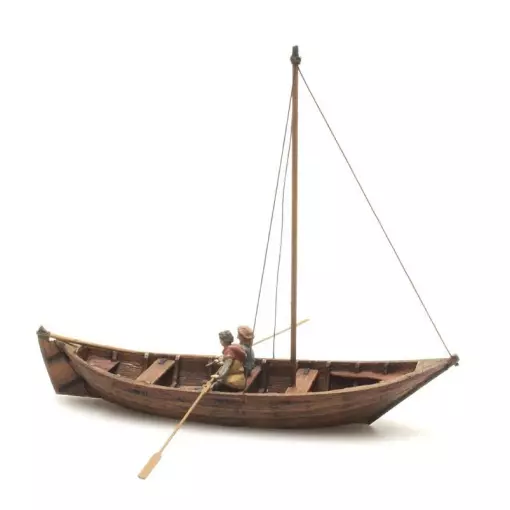Barca a vela e 2 figure del XV secolo - Artitec 10.334 - HO 1/87