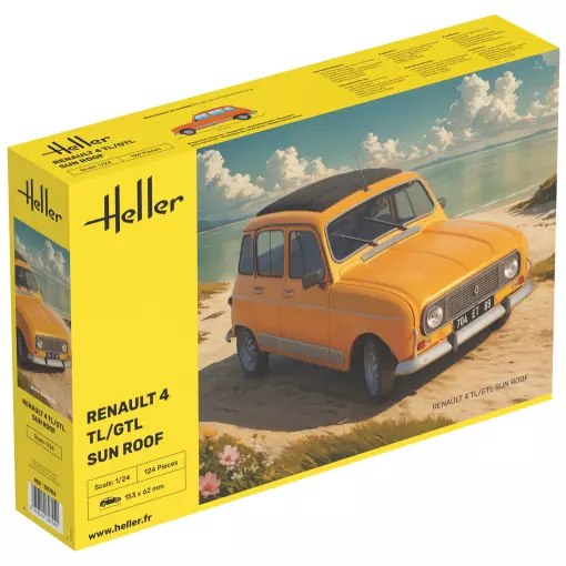 Renault 4TL/GTL Sun Roof - Heller 82704 - 1/24 