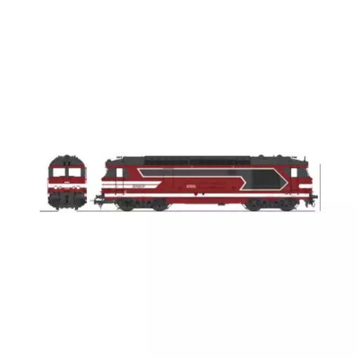 Locomotora diesel BB 67613 Capitole CMR - Ree Models MB243S - HO 1/87 - SNCF - Ep VI - Sonido digital humo - 2R