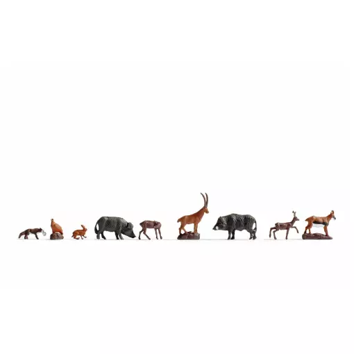 Set de 9 Animales del Bosque Noch 36745 - N 1:160