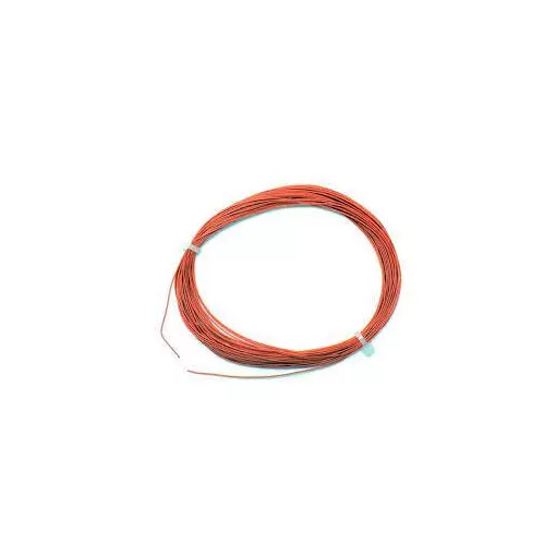 Flexibles Kabel mit 0,5 mm Querschnitt - Esu 51944 - 10 Meter Länge - orange