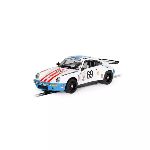 Voiture Analogique - Porsche 911 Carrera RSR 3.0 - 6ème Le mans 1975 - Scalextric CH4351 - Super Slot - I: 1/32