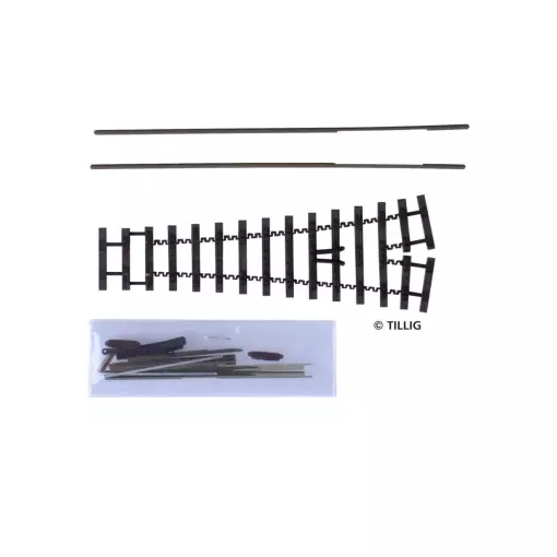 Aiguillage droit ou gauche en kit - Tillig Bahn 85641 - HOe 1/87 - Code 83