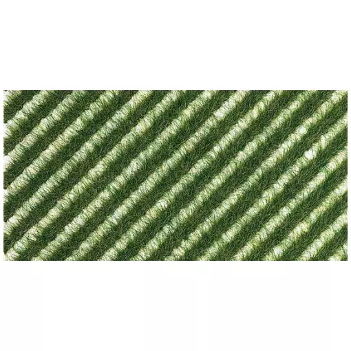 Bandes d'herbes estivales - Busch 1343 - HO 1/87 - Vert foncé
