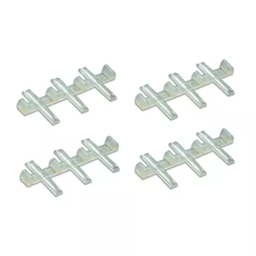 Pack of 12 plastic joint bars - code 70, 75 and 83 - Peco SL111 - HO 1/87