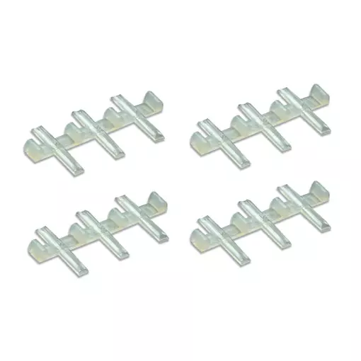 Sachet de 12 éclisses plastique code 70, 75 et 83 Peco SL111 HO 1/87