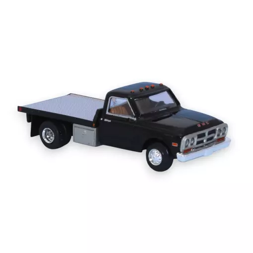 GMC Sierra Grande à plateau, noir, 1968 - Brekina 19669 - HO 1/87