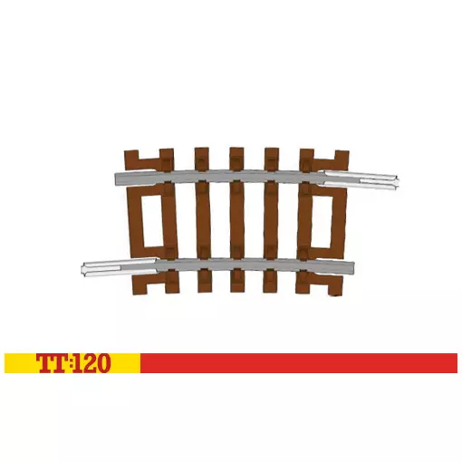 Quart de courbe - 1er rayon 7,5° 267 mm - Hornby TT8014 - 1/120 