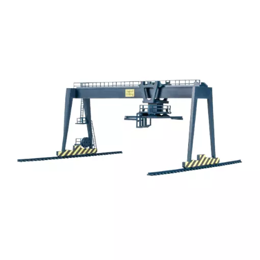 Grue à conteneur - VOLLMER 47905 - Échelle N 1/160 - 175 x 62 / 160 x 83 mm