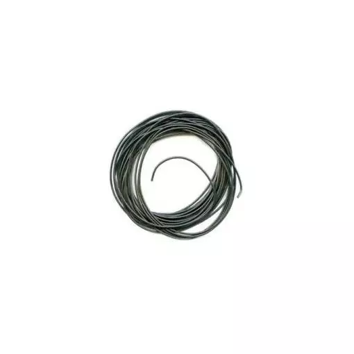 Zwart draad 0,2 mm vierkant, lengte: 7 meter