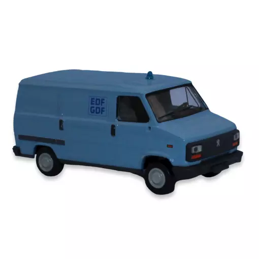 Camionnette Peugeot J5 Brekina 7176 - HO : 1/87 - Tôlé - EDF / GDF