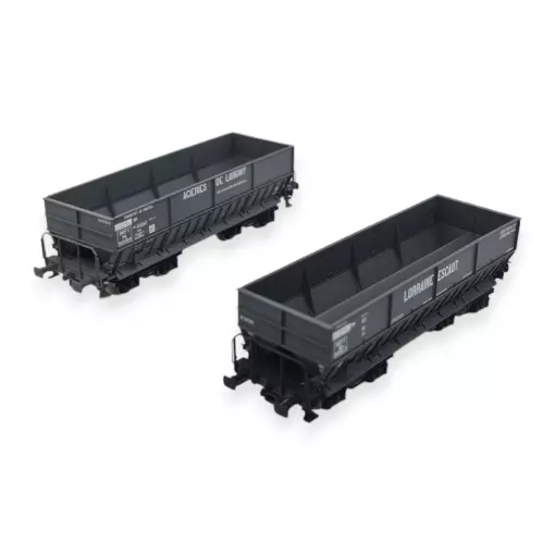 Set de 2 Waggons minerais DM LS Models 31103 - HO : 1/87 - SNCF - EP III